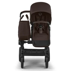 Kids Bugaboo Donkey 6 Mono Black- Cocoa Brown