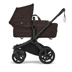 Kids Bugaboo Donkey 6 Mono Black- Cocoa Brown