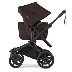 Kids Bugaboo Donkey 6 Mono Black- Cocoa Brown