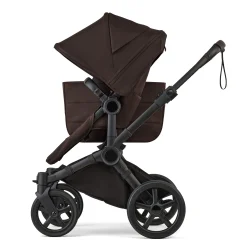 Kids Bugaboo Donkey 6 Mono Black- Cocoa Brown
