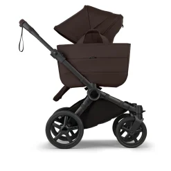 Kids Bugaboo Donkey 6 Mono Black- Cocoa Brown