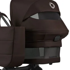 Kids Bugaboo Donkey 6 Mono Black- Cocoa Brown