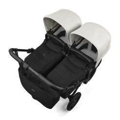 Kids Bugaboo Strollers|Strollers & Trailers>Donkey 6 twin bassinet fabric complete NA HERITAGE BLACK