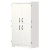 South Shore 4-Door Storage Cabinet - Farnel Pure White