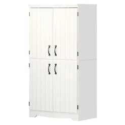 South Shore 4-Door Storage Cabinet - Farnel Pure White