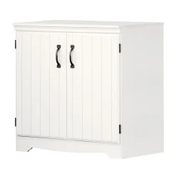 South Shore Storage Furniture>2-Door Storage Cabinet - Farnel Pure White