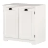 South Shore 2-Door Storage Cabinet - Farnel Pure White