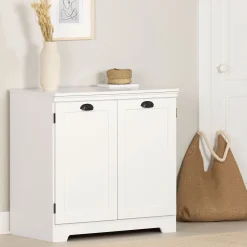 South Shore 2-Door Storage Cabinet - Farnel Pure White