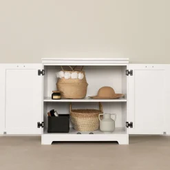 South Shore 2-Door Storage Cabinet - Farnel Pure White