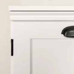 South Shore 2-Door Storage Cabinet - Farnel Pure White