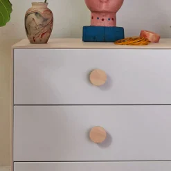 Oeuf Dot 6 Drawer Dresser - Whte/ Natural