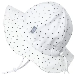 Jan n Jul Hats And Caps>Dots UV Cotton Hat 0-24m
