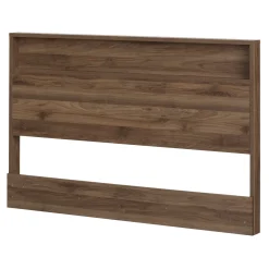 South Shore Twin, Full & Queen Beds>Double / Queen Headboard - Holland Natural Walnut