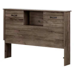 South Shore Twin, Full & Queen Beds>Double Bed Headboard Asten - Oak