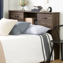 South Shore Twin, Full & Queen Beds>Double Bed Headboard Asten - Oak