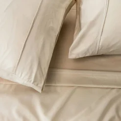 Kids Dolce Bianca Double Bed Sheets - Beige