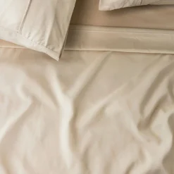 Kids Dolce Bianca Double Bed Sheets - Beige