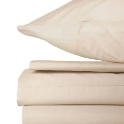 Kids Dolce Bianca Double Bed Sheets - Beige
