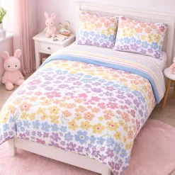 Kids Literie Beco Double Comforter Set - Flowers
