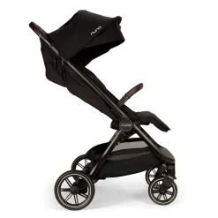 Kids Nuna Double TRVL Stroller - Caviar