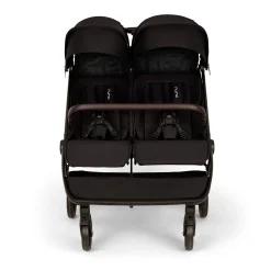 Kids Nuna Double TRVL Stroller - Caviar