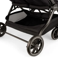 Kids Nuna Double TRVL Stroller - Caviar