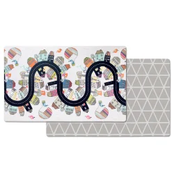 Kids Skip Hop Tents & Play Mats|Play Mat>Doubleplay Reversible Playmat - Vibrant Village
