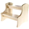 JB Poitras Double-up Step Wood Stool - Natural