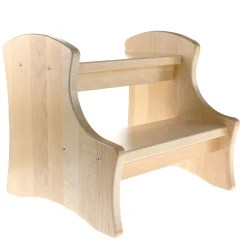 JB Poitras Double-up Step Wood Stool - Natural