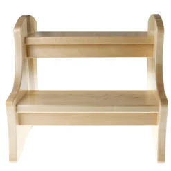 JB Poitras Double-up Step Wood Stool - Natural