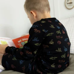 Kids/BOY Roche Ciseaux Dragons Pajamas 2-14y
