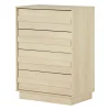 South Shore 4-Drawer Chest - August Bleached Oak