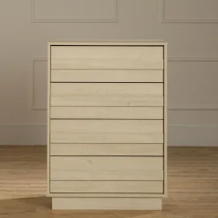 South Shore 4-Drawer Chest - August Bleached Oak