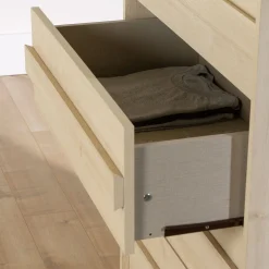 South Shore 4-Drawer Chest - August Bleached Oak