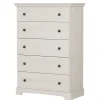 South Shore Storage Furniture>5-Drawer Chest - Avilla Winter Oak
