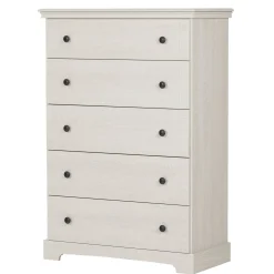 South Shore Storage Furniture>5-Drawer Chest - Avilla Winter Oak