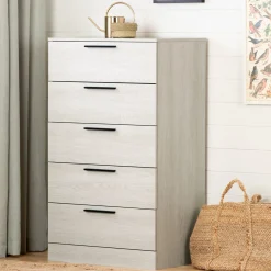 South Shore 5-Drawer Chest - Step One Essential Winter Oak