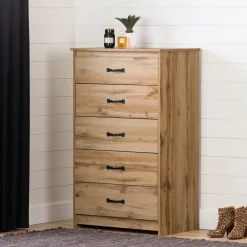 South Shore 5-Drawer Chest - Tassio Nordik Oak