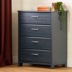 South Shore 4-Drawer Chest - Ulysses Blueberry
