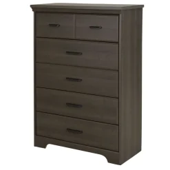 South Shore 5-Drawer Chest - Versa Gray Maple