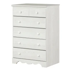South Shore Storage Furniture>5-drawer chest Summer Breeze - White Pine