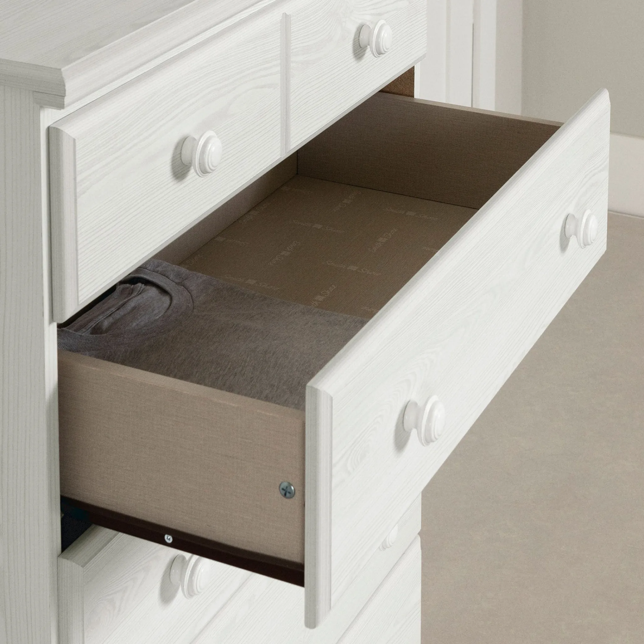 South Shore Storage Furniture>5-drawer chest Summer Breeze - White Pine