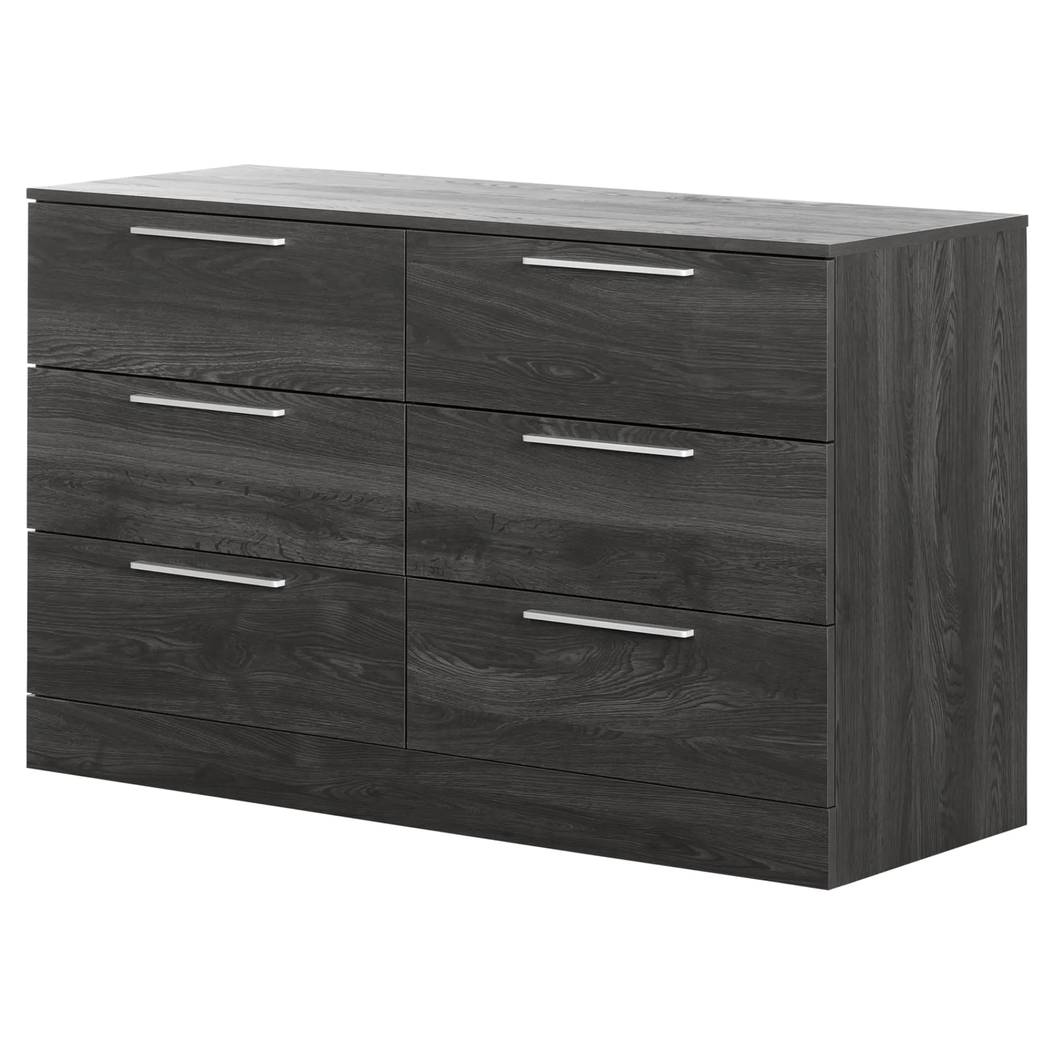 South Shore 6-Drawer Double Dresser - Step One Essential Gray Oak