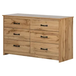 South Shore 6-Drawer Double Dresser - Tassio Nordik Oak
