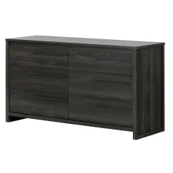 South Shore Storage Furniture>6-Drawer Double Dresser - Tao Gray Oak