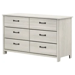 South Shore 6-Drawer Double Dresser - Ulysses Winter Oak