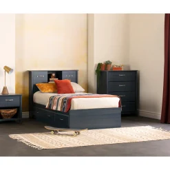 South Shore Storage Furniture>6-Drawer Double Dresser Ulysses - Blueberry