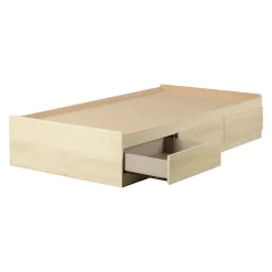 South Shore 3-Drawer Mates Bed - Noah Bleached Oak