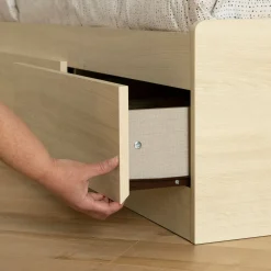 South Shore 3-Drawer Mates Bed - Noah Bleached Oak