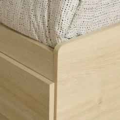 South Shore 3-Drawer Mates Bed - Noah Bleached Oak
